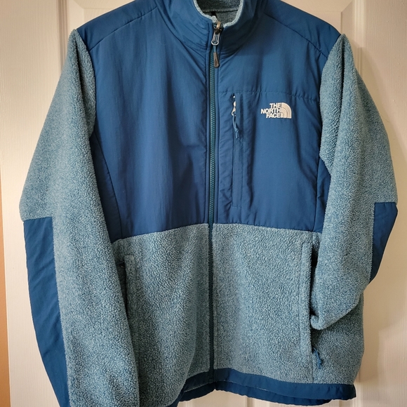 The North Face womans jacket coat teal blue